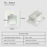 Embedded Motion Sensor LED Step  Stair Footlight 8