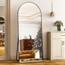Full Length Aluminum Alloy Frame Floor Mirror 6