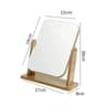 Clear Wooden Desktop AngleAdjustable Vanity Mirror 6