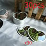 30Piece HD Mini Love HeartShaped Portable Makeup Mirror Set 6