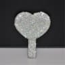 Diamond Rhinestone HeartShaped Handheld Vanity Mirror 7