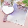 Diamond Rhinestone HeartShaped Handheld Vanity Mirror 8