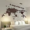 3D Acrylic Creative World Map Wall Sticker Mural 13