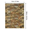 Retro Style Decorative Waterproof  MoistureProof Wallpaper Roll 11