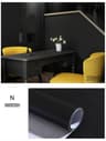 Modern Matte Black PVC SelfAdhesive Decorative Vinyl Film 10