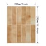 3D SelfAdhesive Waterproof PVC Tile Wall Sticker 8