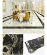 Waterproof Marble SelfAdhesive Wall Corner  Skirting Border Roll 6