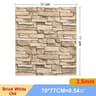 10Pack 3D Foam Brick Waterproof SelfAdhesive Wall Stickers 6