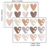 24Piece Heart Wall Sticker Decal Set 15