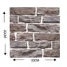 5Pack Retro 3D SelfAdhesive Subway Tile Wall Panels 8