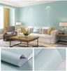 Waterproof Solid Color Linen Textured SelfAdhesive Wallpaper 16