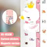 3D Magnetic Animal Height Growth Chart Wall Sticker Set 14