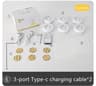 Multi Color Dimmable RGB LED Puck Light Set Remote Control Rechargeable Cabinet Night Light 10