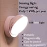 Smart Motion Sensor LED Round Night Light USB Rechargeable Home Lamp 6