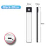 Wireless Motion Sensor LED Under Cabinet Light Bar USB Rechargeable Wall Lamp 9