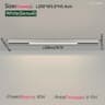 Modern Minimalist LED Linear Ceiling Lamp Fixture 16