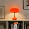 Modern Orange Mushroom TouchDimmable LED Table Lamp 5