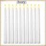 10Pack Flameless LED Taper Candle Set 6