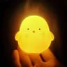 Cute Duck Silicone LED Night Light 0