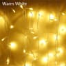 LED Waterfall Icicle Curtain Lights Outdoor Eaves String Lights 8