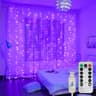 Aesthetic Window Glow Grid USB Hanging LED Tapestry Lights Decoration 11