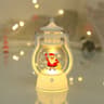 Portable LED Christmas Santa Claus  Snowman Lantern 7