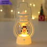 Portable LED Christmas Santa Claus  Snowman Lantern 9