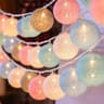Cotton Ball LED String Fairy Lights 8
