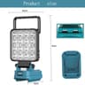 4Inch Cordless Job Site LED Floodlight  Outdoor Camping Lamp 7