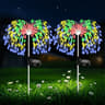 200LED Solar Powered Firework Pathway Lights  Yard Decor 6