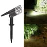 Solar Landscape Spotlights With Dual Ground And Wall Mount 10