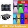 Outdoor Up And Down Solar LED Wall Lights 10