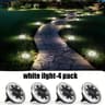 4 Mini Stainless Steel Rotating Solar Ground Lights 6