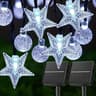 Solar Crystal Ball  Star Outdoor Decor String Lights 8