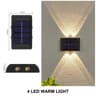 Solar LED Waterproof Up  Down Exterior Wall Lamp 2Pack 13