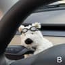 Cute Plush Puppy Car Wiper Stem Interior Ornament 7