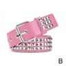 Punk Rock Rivet Studded Belt With Pin Buckle 8