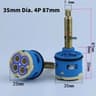 Universal Ceramic Valve Cartridge Replacement 16