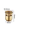 Solid Brass Deodorant Floor Drain Core  AntiOdor Siphon Valve 9