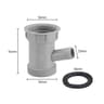 YShaped Sink Drain Pipe Adapter  Branch Connector 6