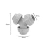 YShaped Sink Drain Pipe Adapter  Branch Connector 12