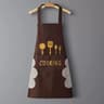 Waterproof  OilProof Kitchen Apron With HandWiping Side Towels 8