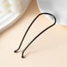 Black Metal UShaped Hair Fork  Bun Pin 6
