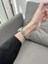 Magnetic Leather Loop Watch Strap For Samsung Galaxy Watch  Universal QuickRelease Watches 18mm 20m 10