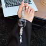 Bling Rhinestone Ear Of Wheat Bracelet Strap For Apple Watch Series 1 Through 11  Ultra 9