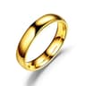 High Polish Hypoallergenic Titanium Couple Band Ring 7