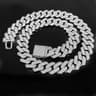 Iced Out 3Row Micro Pave CZ Cuban Link Chain 7