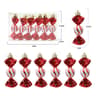 Red  Gold Christmas Tree Candy Cane  Pine Cone Ornaments 7