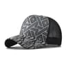 Unisex Summer Plaid Pattern Breathable Mesh Baseball Cap 6