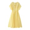 Vintage SingleBreasted Belted VNeck Midi Dress 4